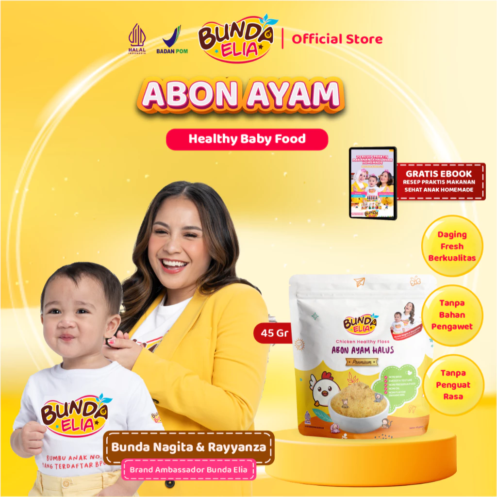 Abon Premium – Abon Sapi dan Ayam untuk MPASI, Bayi, dan Anak