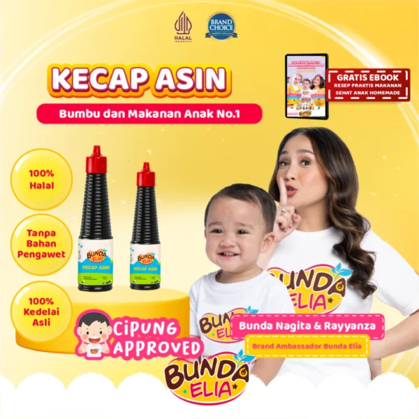 Kecap Asin Non MSG – Kecap Asin untuk MPASI, Anak, dan Bayi