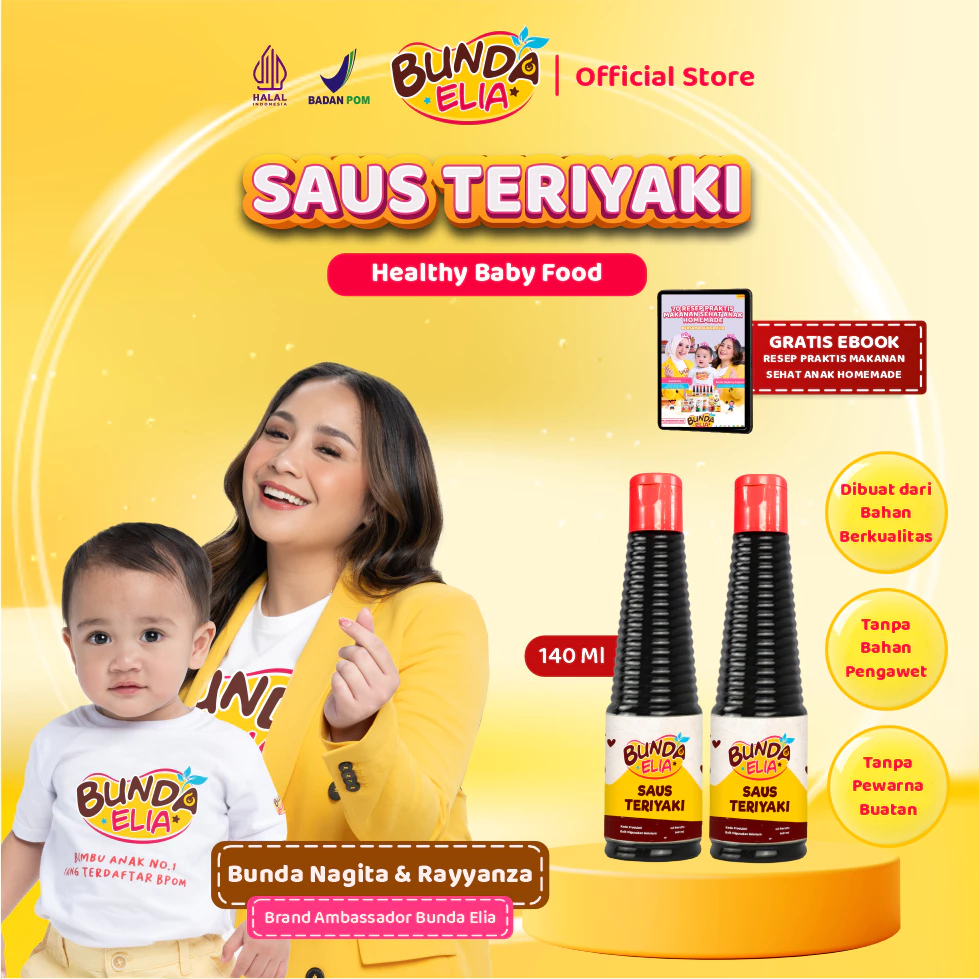 Saus Teriyaki Non MSG & Non Pengawet – Bumbu MPASI dan Anak