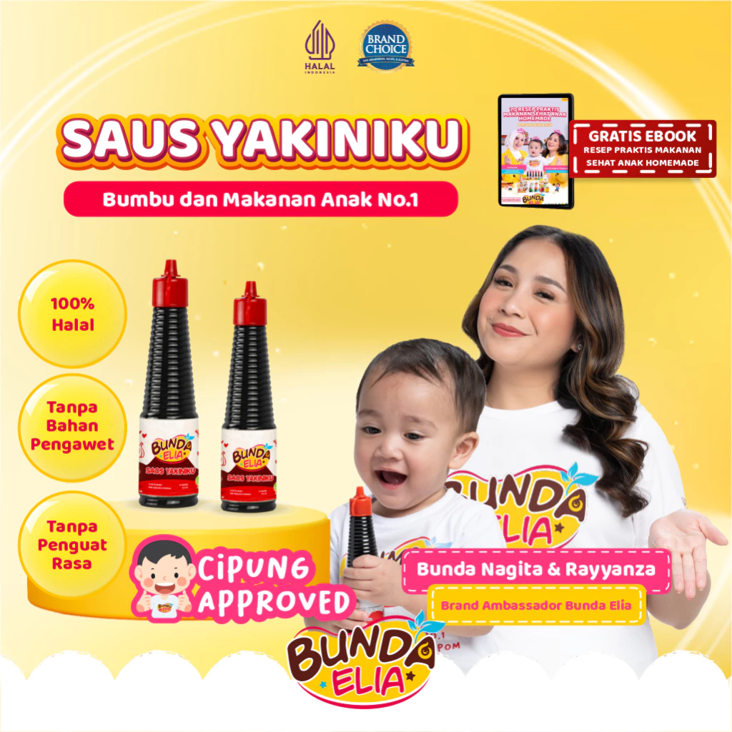 Saus Yakiniku Non MSG & Non Pengawet – Saus Anak dan MPASI (140 ml)